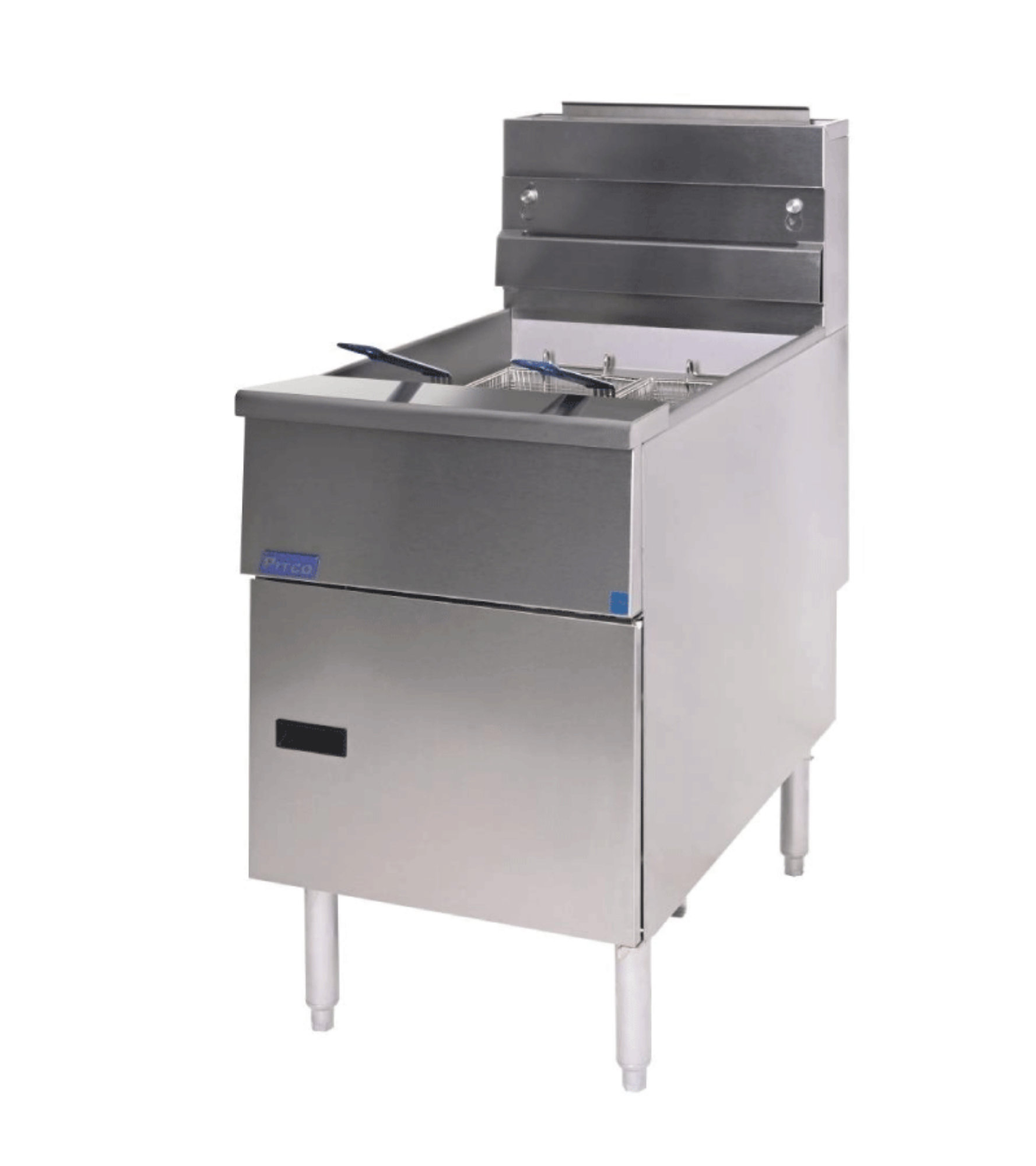 Picture of Pitco SG18S Freestanding Gas Fryer 2 Tanks