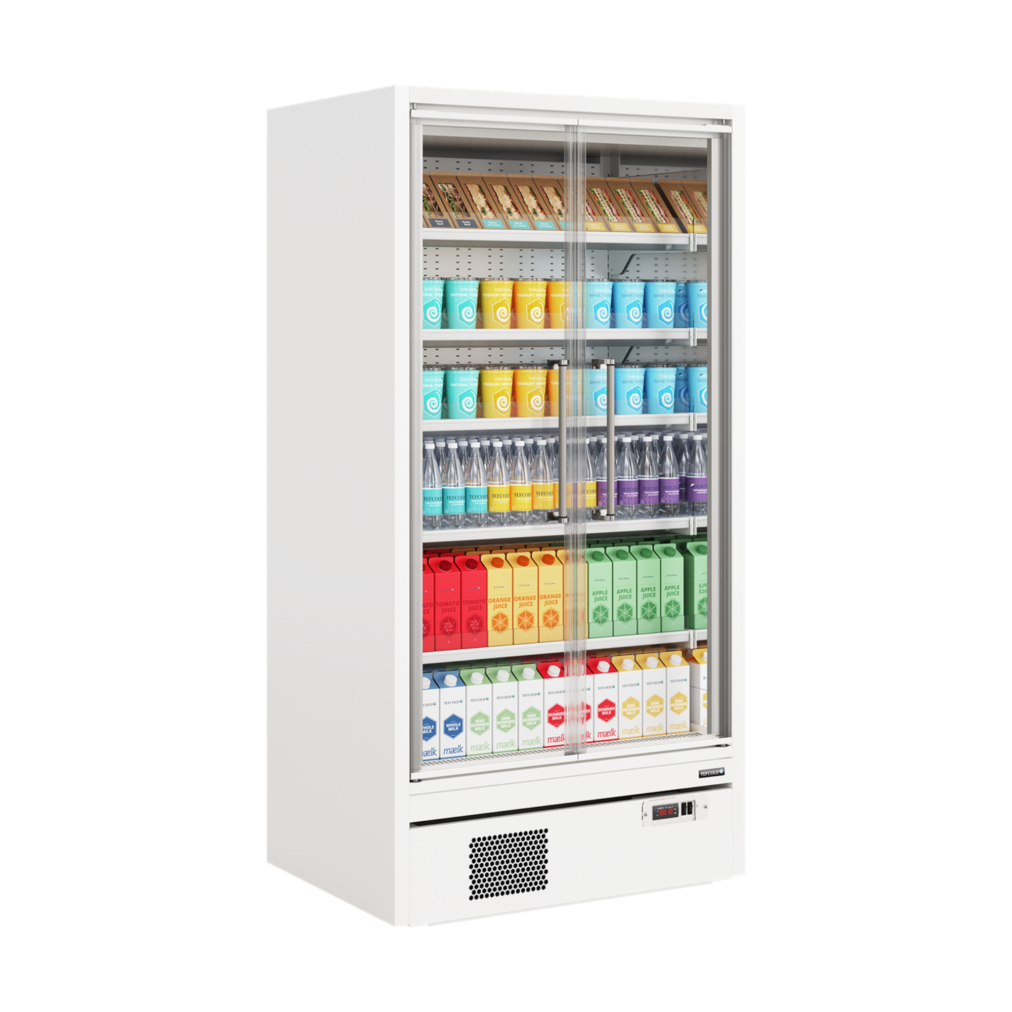 Picture of Tefcold Galaxy+ FGD White Range Multideck With Doors