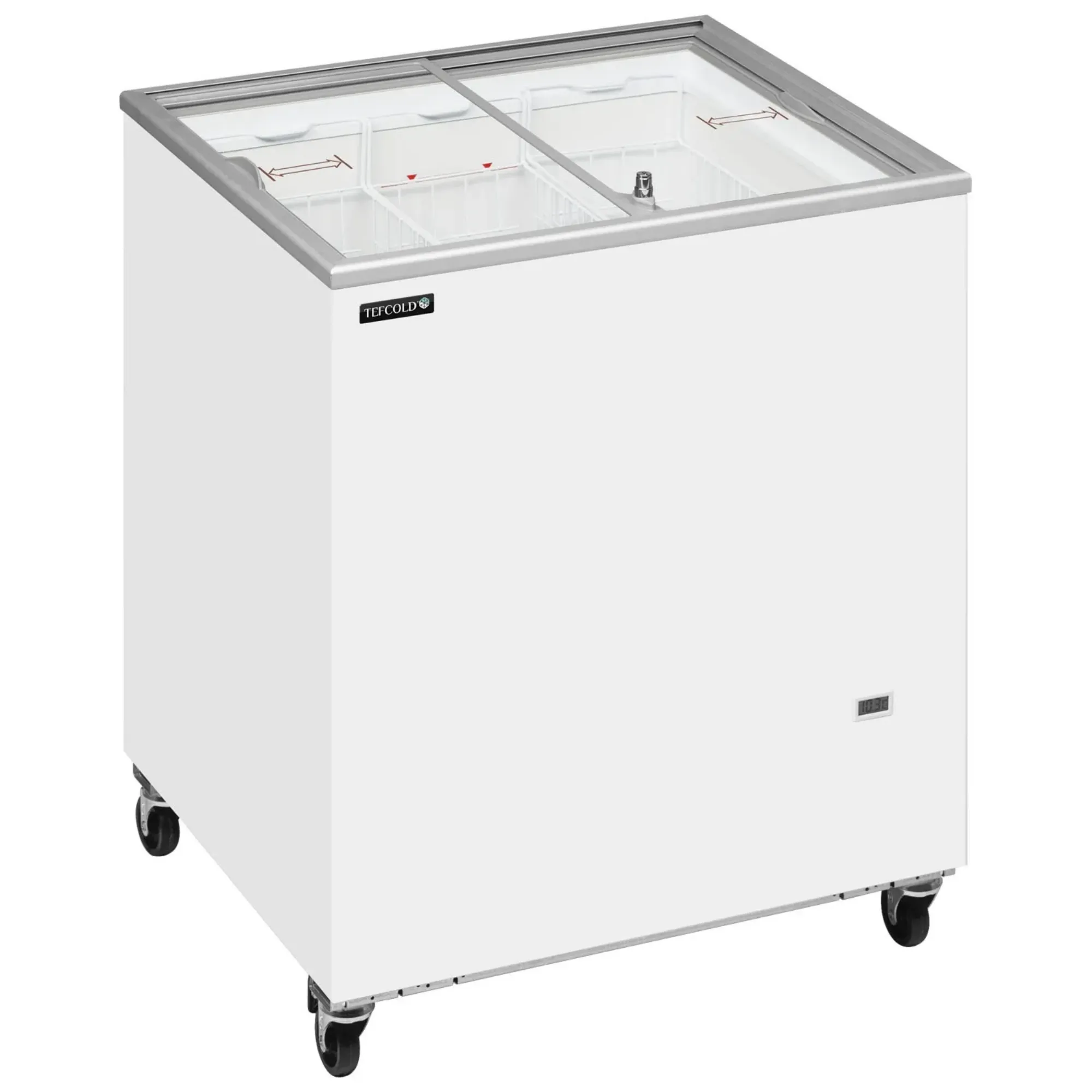 Picture of Tefcold IC-SC Range Sliding Flat Glass Lid Chest Freezer