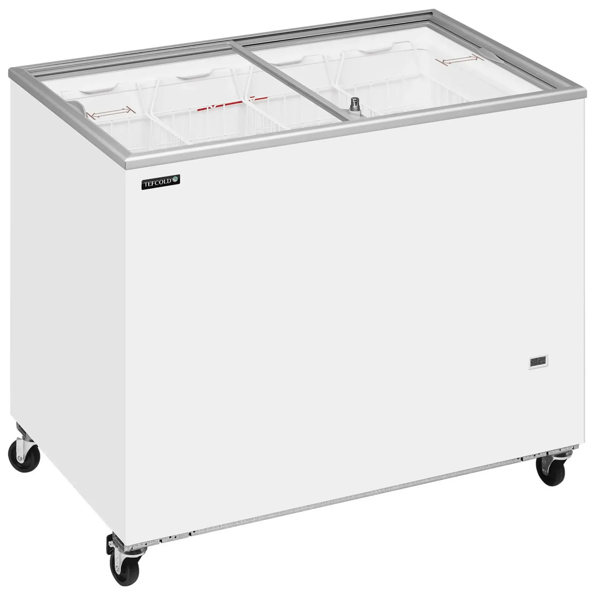 Picture of Tefcold IC-SC Range Sliding Flat Glass Lid Chest Freezer