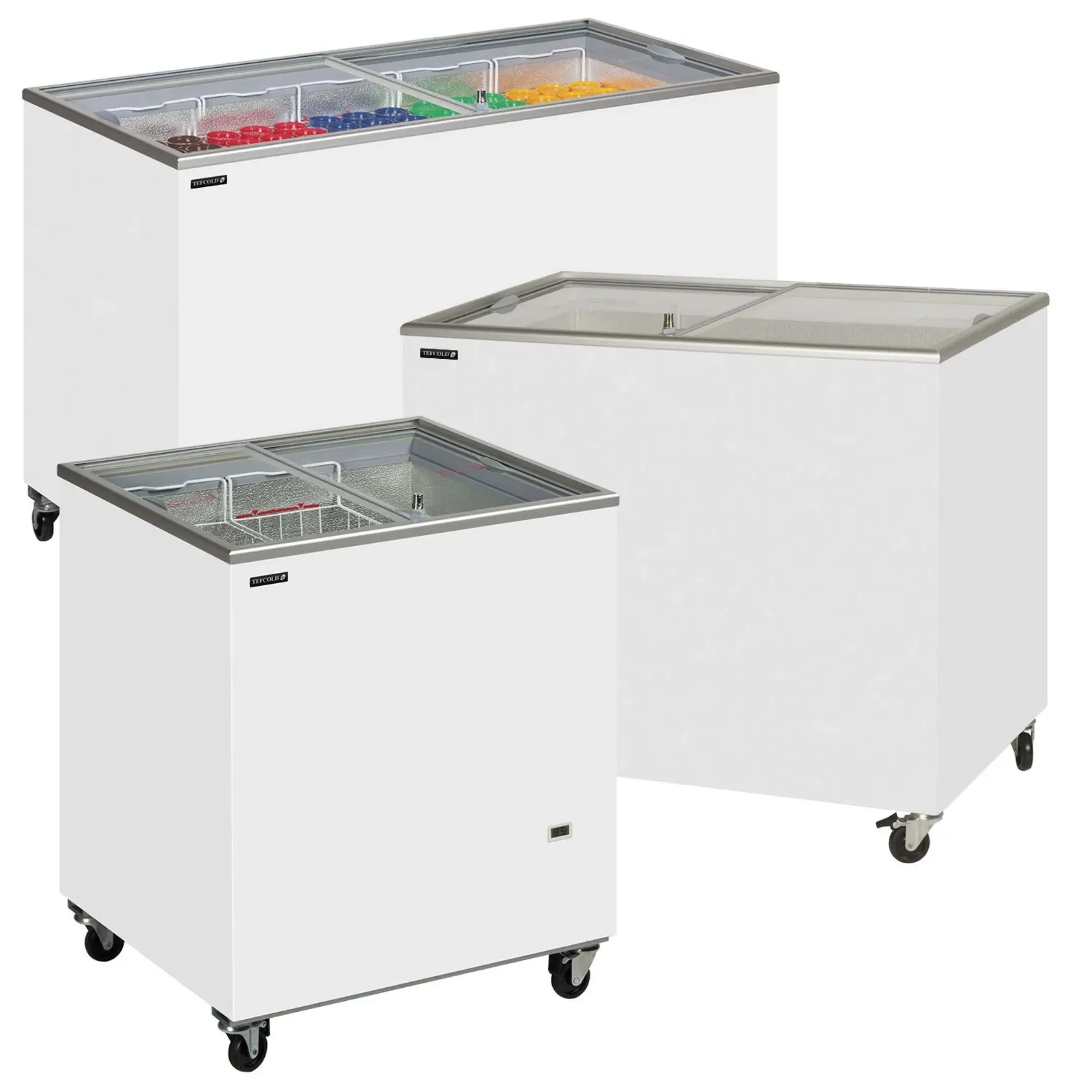 Picture of Tefcold IC-SC Range Sliding Flat Glass Lid Chest Freezer