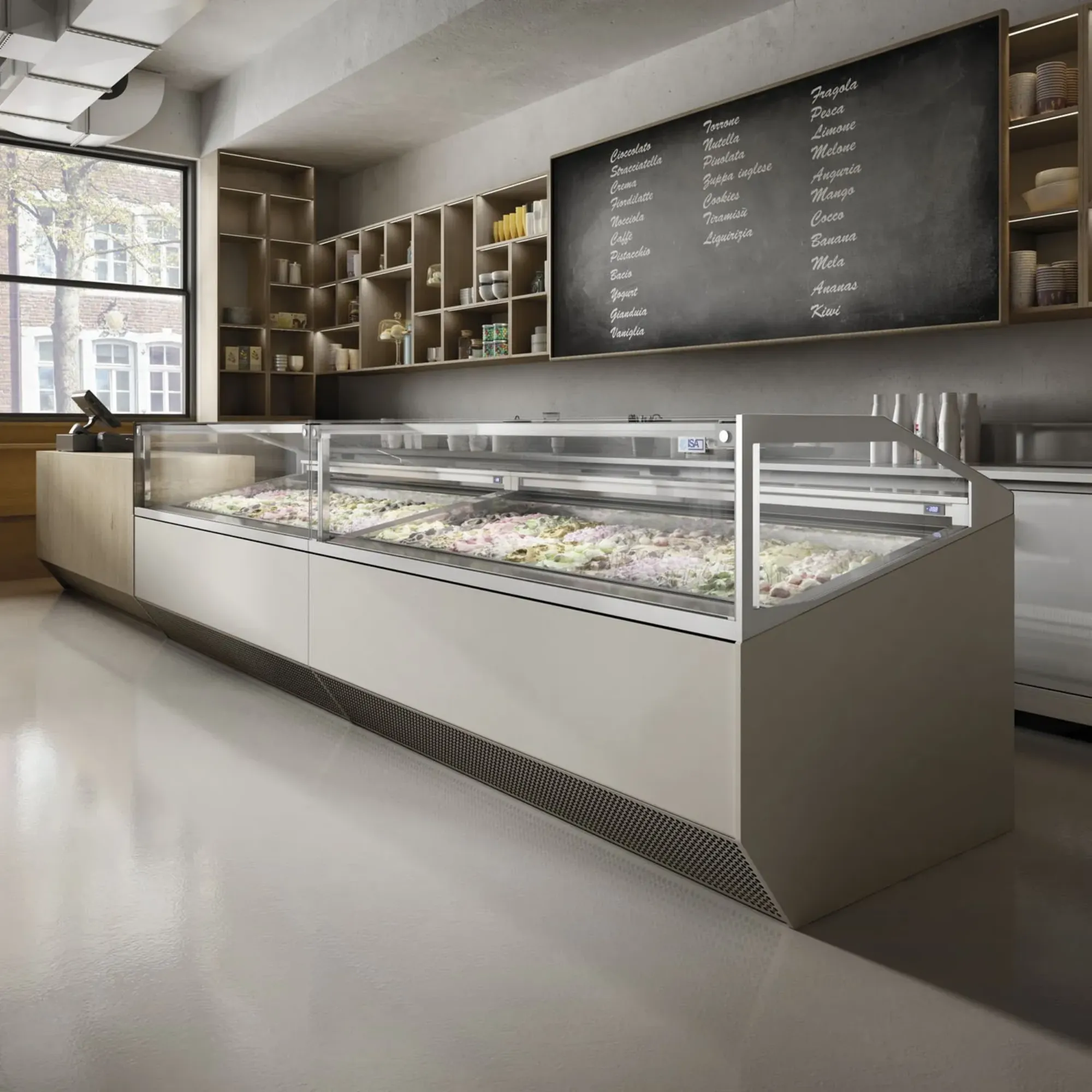 Picture of ISA Super Capri Range Ventilated Scoop Ice Cream Display