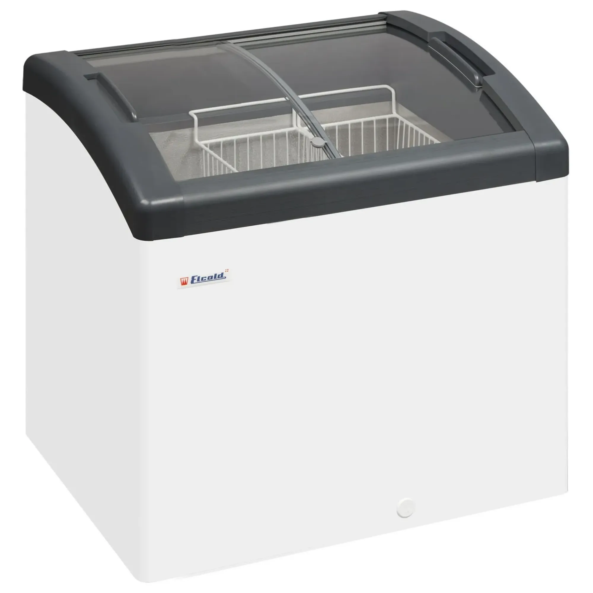 Picture of Elcold Focus Range Sliding Curved Glass Lid Chest Freezer