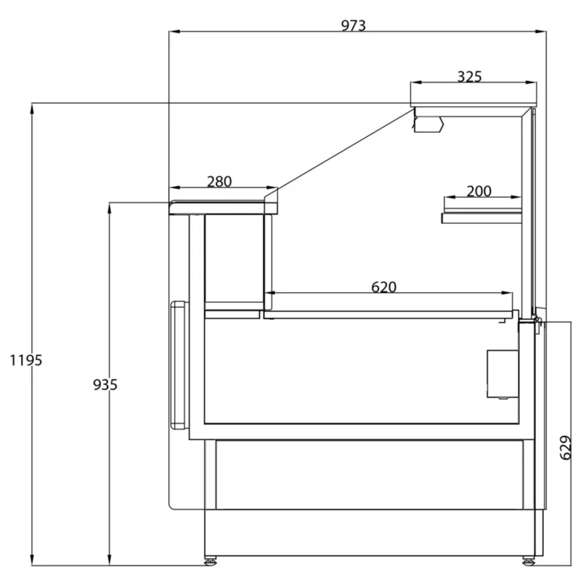 Picture of Trimco Brabant Range Serve Over Deli Counter
