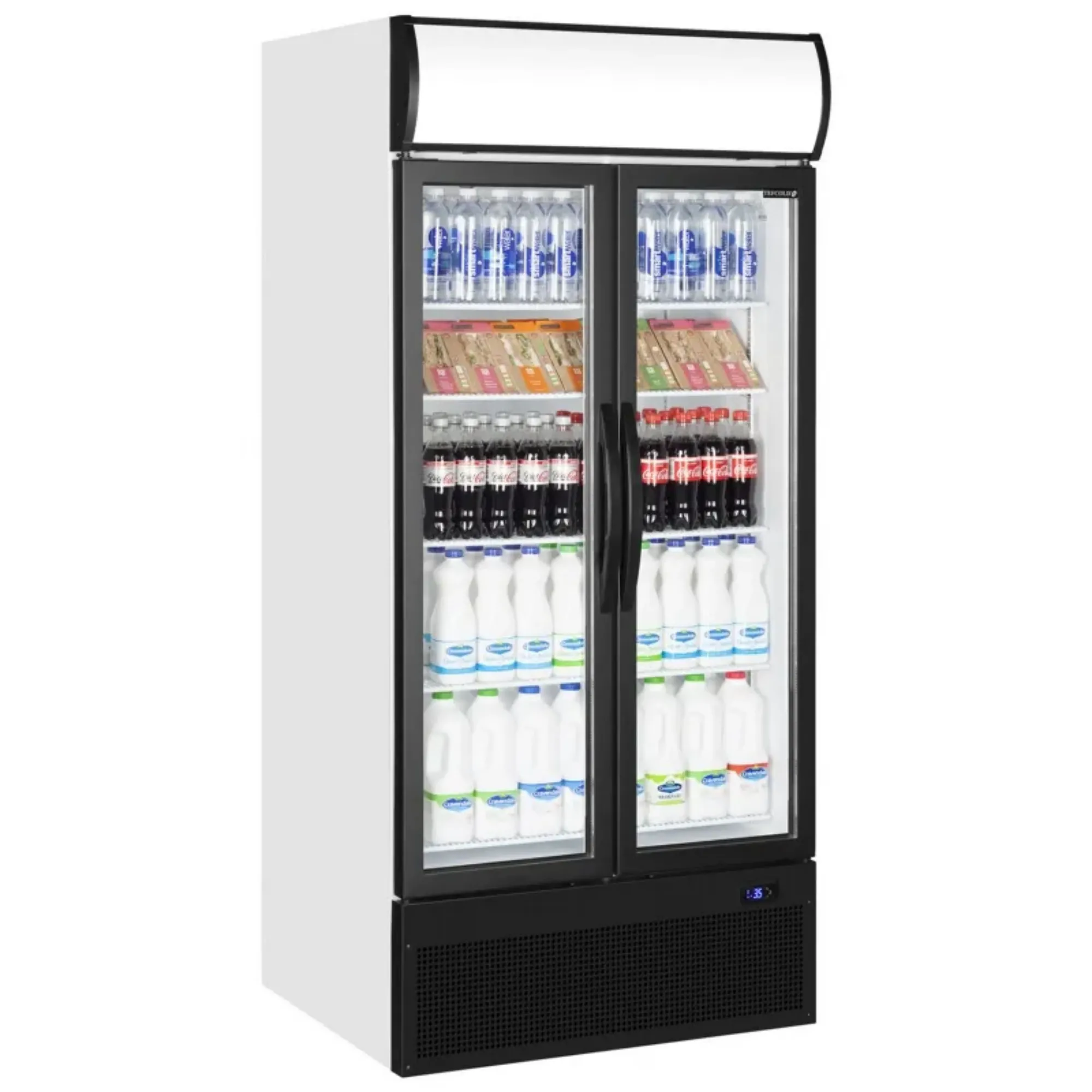 Picture of Tefcold FSC H White Range Glass Door Display Fridge