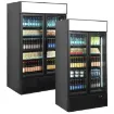 Picture of Tefcold FSC H Black Range Glass Door Display Fridge