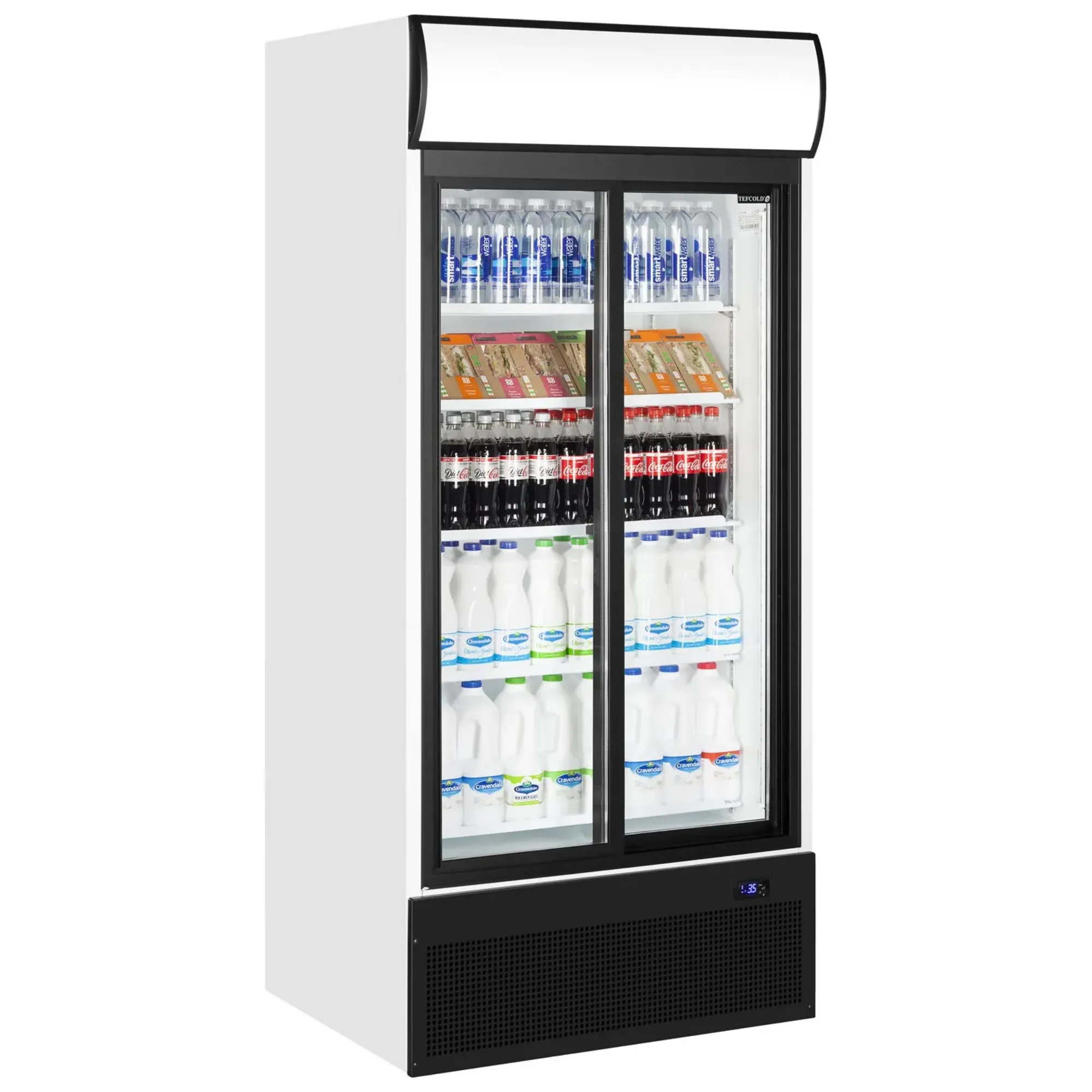 Picture of Tefcold FSC Range Glass Door Display Fridge