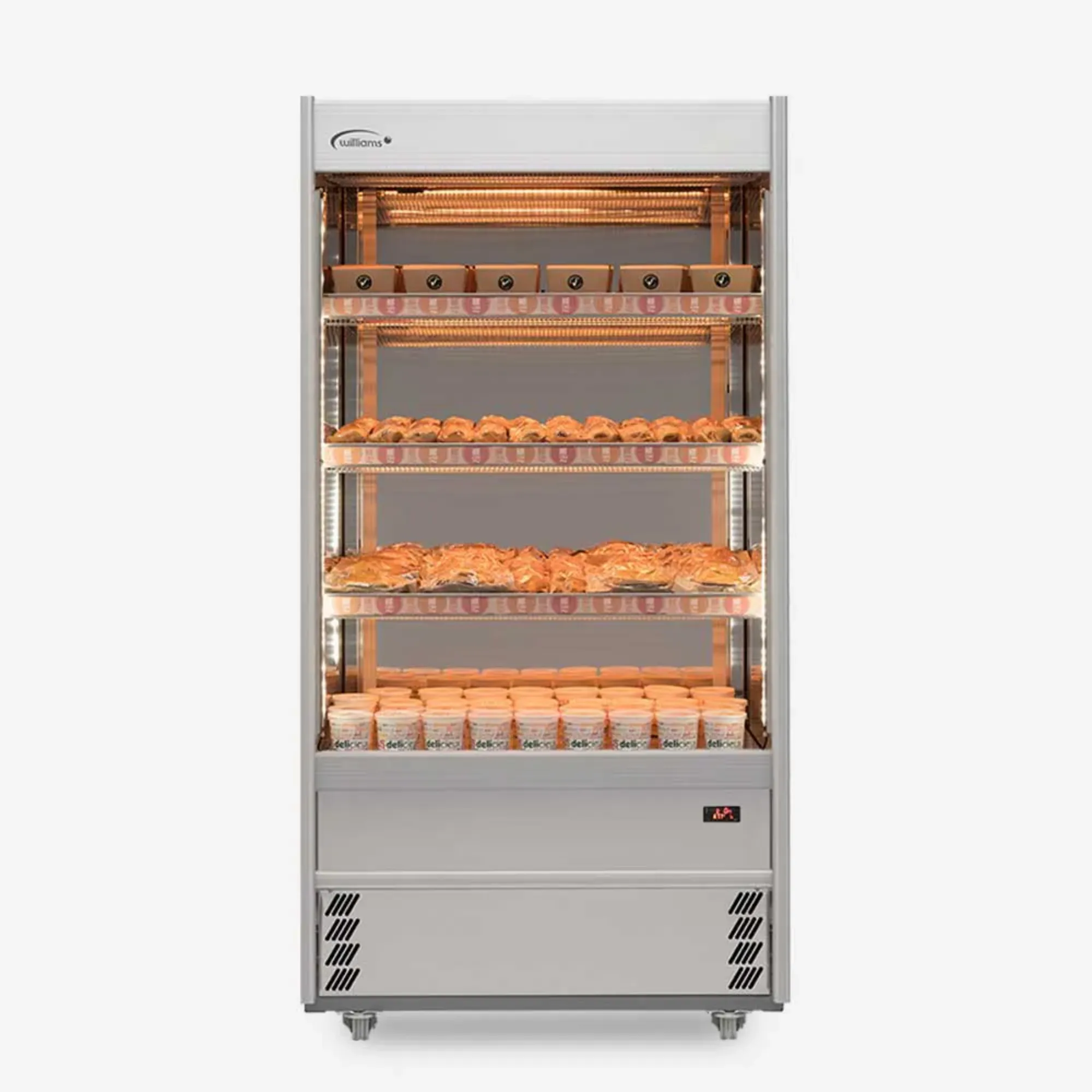 Picture of Williams Gem Heated Multideck - Scarlet XS100 Heated Stainless Hinge