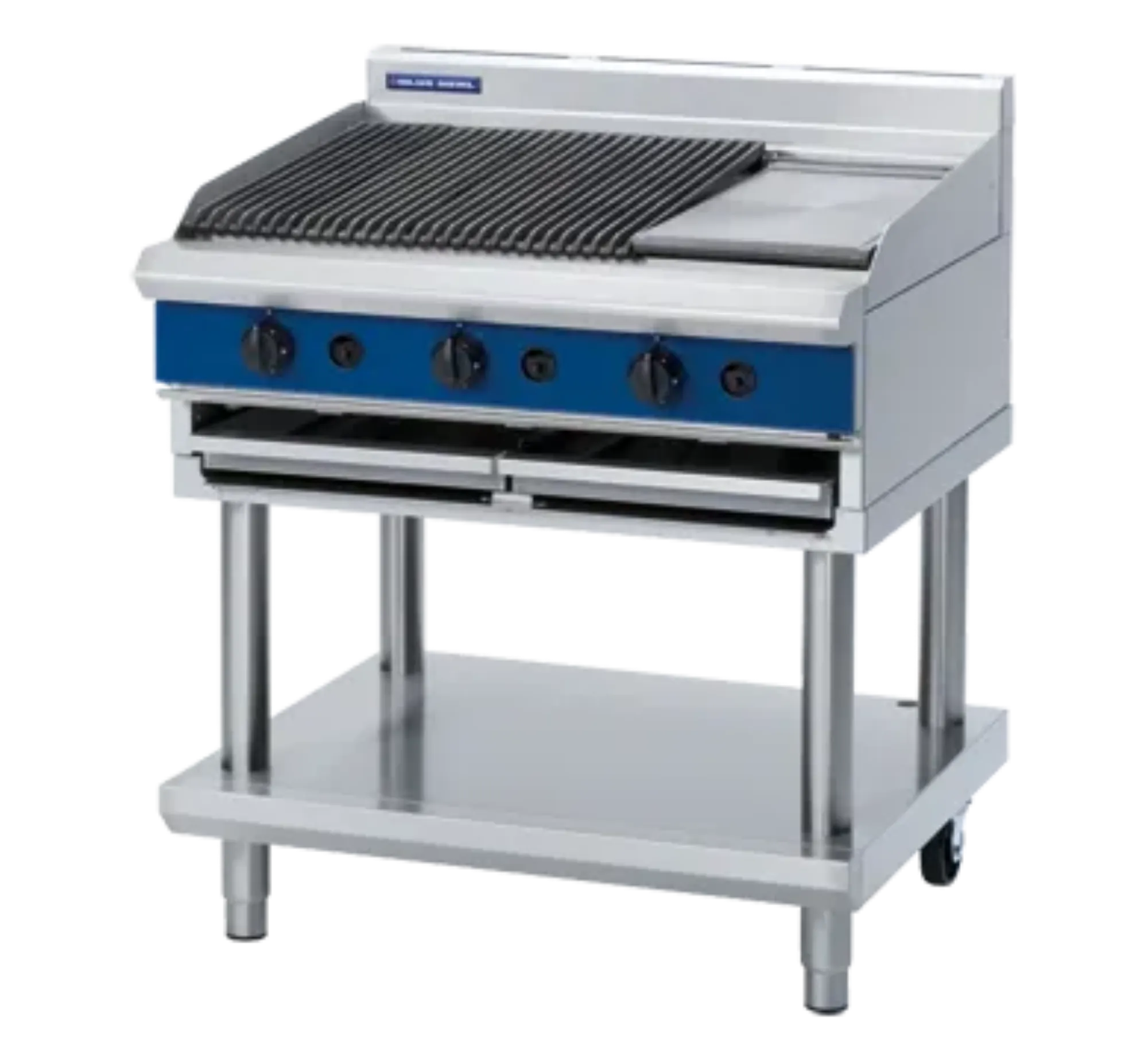 Picture of Blue Seal Evolution Series G596-LS - 900mm Gas Chargrill Leg Stand