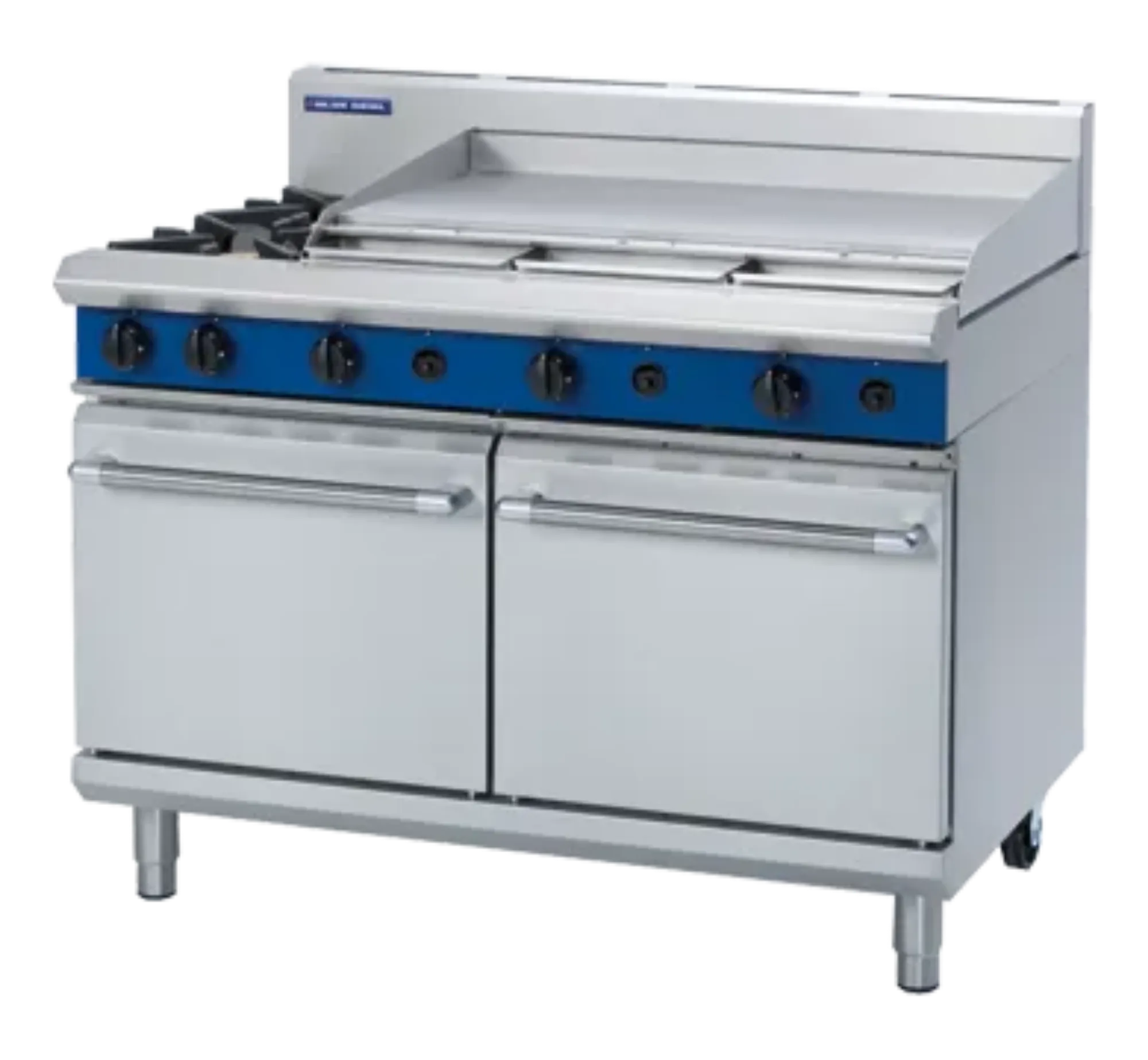 Picture of Blue Seal Evolution Series G528 - 1200mm Gas Range Double Static Oven