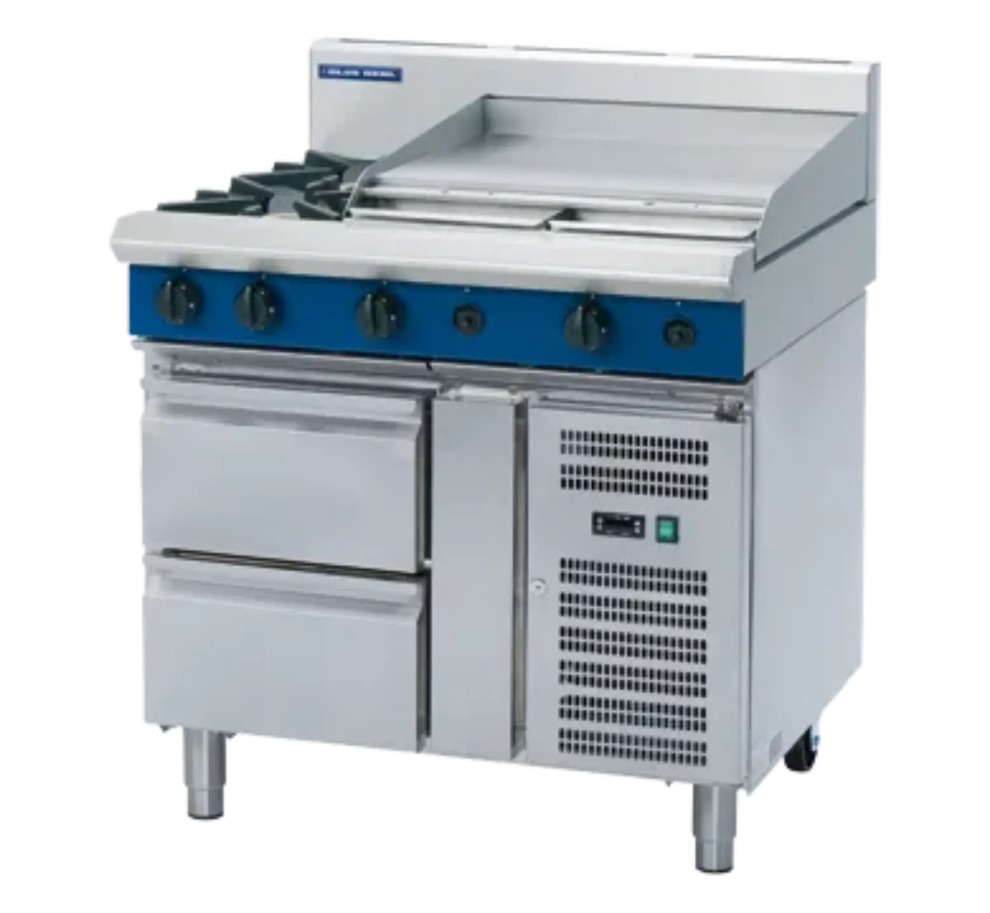 Picture of Blue Seal Evolution Series G516-RB - 900mm Gas Cooktop Refrigerated Base