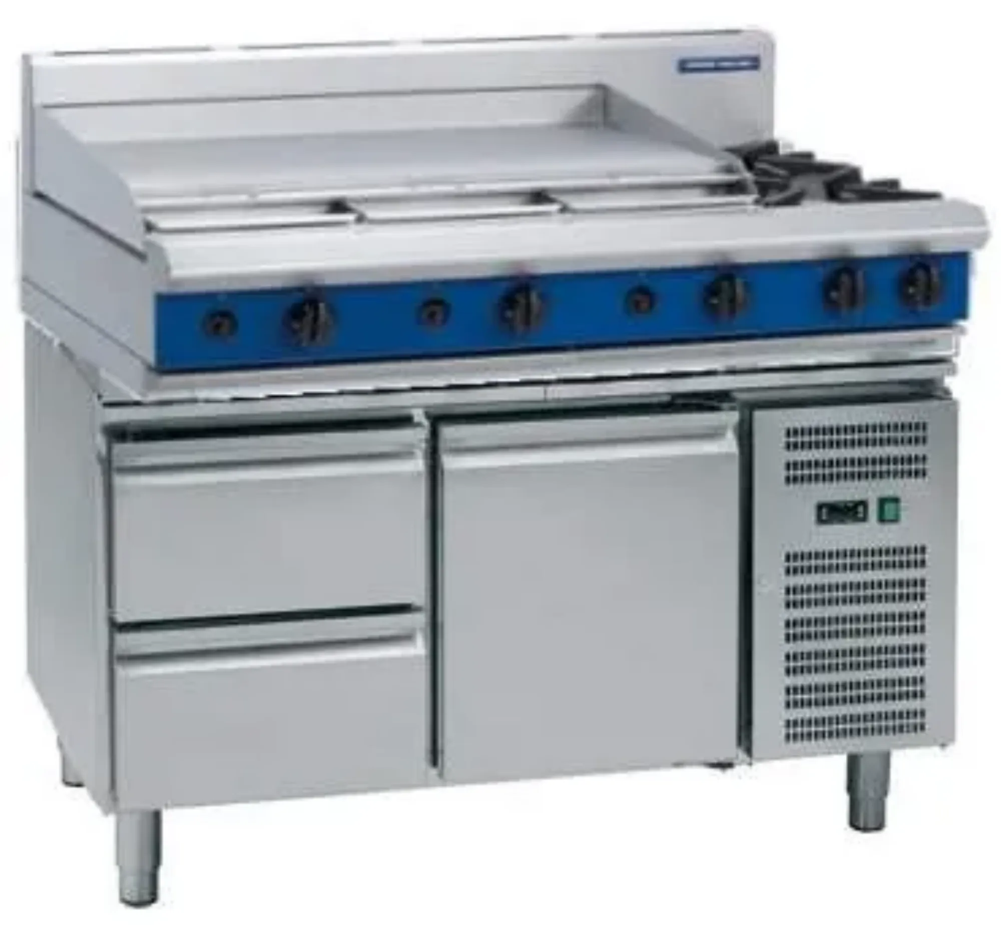 Picture of Blue Seal Evolution Series G518-RB - 1200mm Gas Cooktop Refrigerated Base