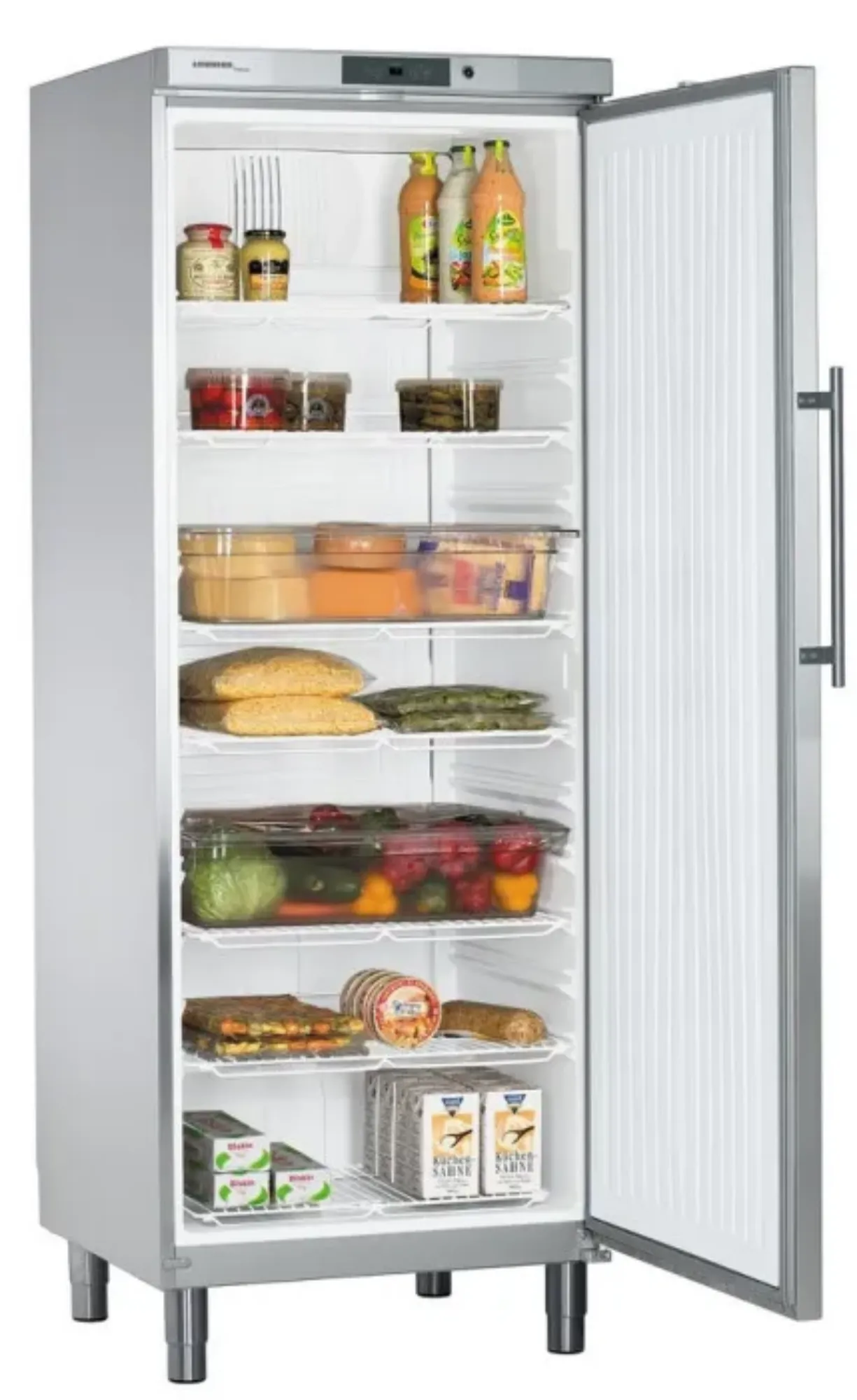 Picture of Liebherr GKv Series Stainless Steel Forced Air Refrigerator GN 21