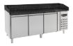 Picture of PIZZA COUNTER 3 DOORS BLACK GRANITE WORKTOP