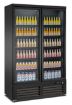 Picture of FREEZER 2 GLASS DOORS BLACK CEB-1200F BL