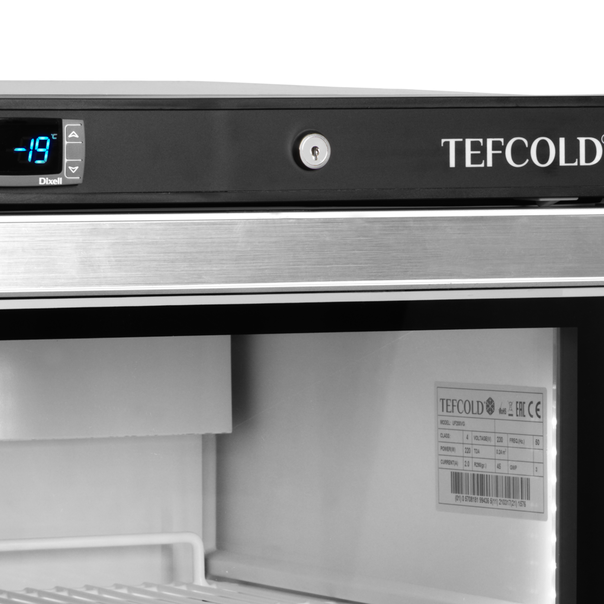 Picture of Tefcold UF200VSG Glass Door Display Freezer