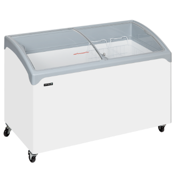 Picture of Tefcold NIC400SCEB Sliding Curved Glass Lid Chest Freezer