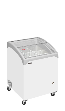 Picture of Tefcold NIC101SCEB /IRL Sliding Curved Glass Lid Chest Freezer