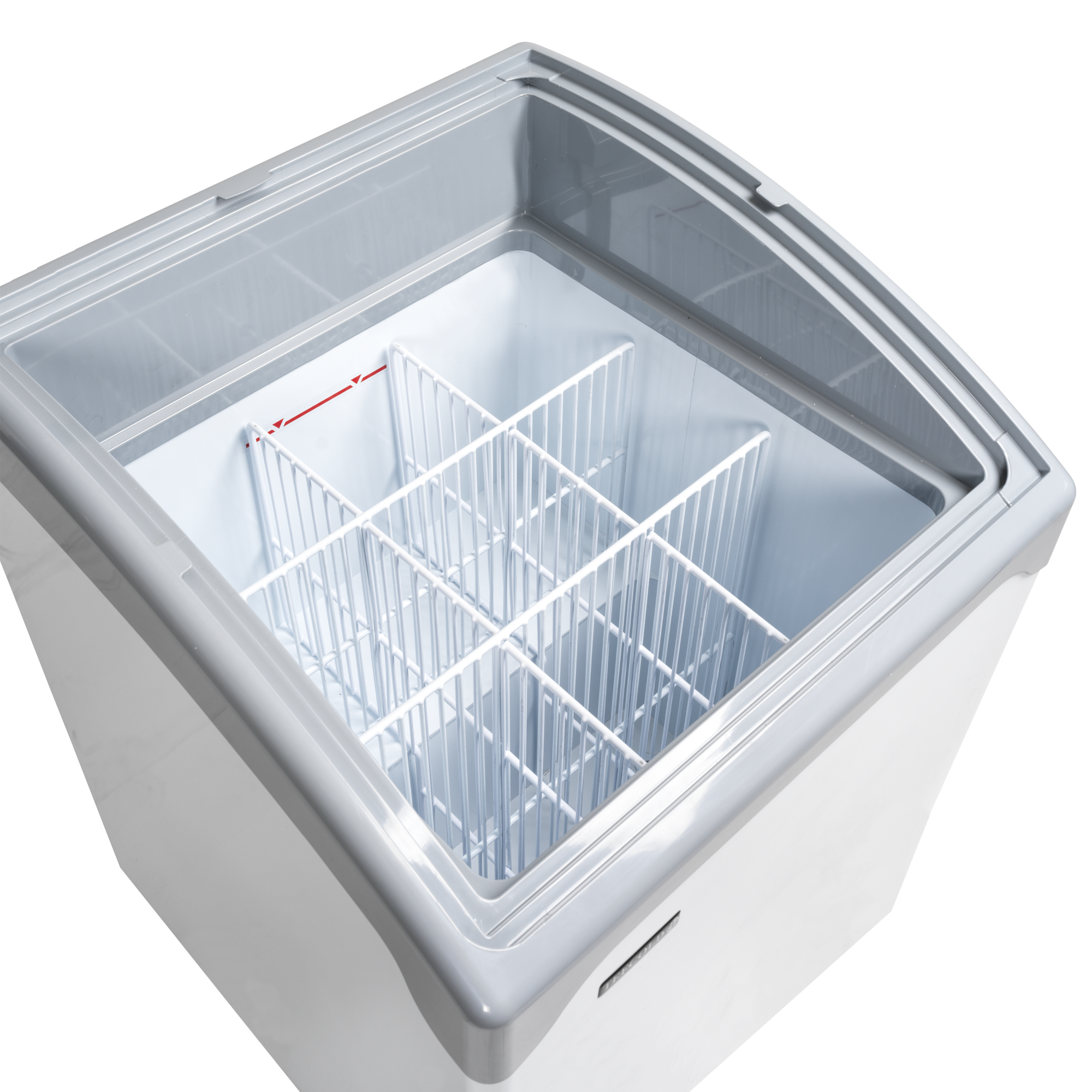 Picture of Tefcold NIC101SCEB /IRL Sliding Curved Glass Lid Chest Freezer