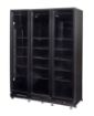 Picture of REFRIGERATOR 3 GLASS DOORS BLACK NAP-1200 HT - WITH DOOR HEATING