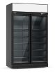 Picture of REFRIGERATOR 2 GLASS DOORS BLACK/ANTHRACITE INS-1000R BL