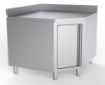 Picture of WORKTABLE CORNER WITH DOOR AND UPSTAND 1000/1000 FOR 700MM TABLES