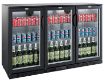 Picture of BACKBAR COOLER BLACK 3 DOORS