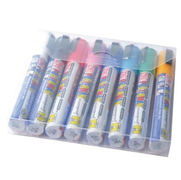 Picture of Securit Posterman 6mm All Weather Marker Assorted Colours (8 pack)