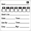 Picture of Hygiplas Freezable Day of the Week Labels (Pack of 500)