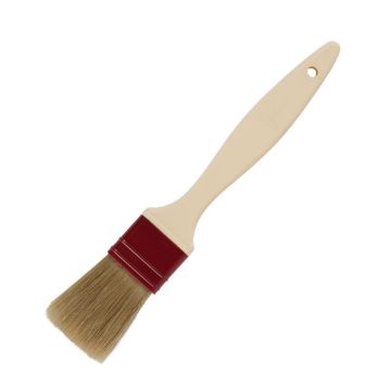 Picture of Matfer Bourgeat Pastry Brush Natural Flat Bristles 4cm