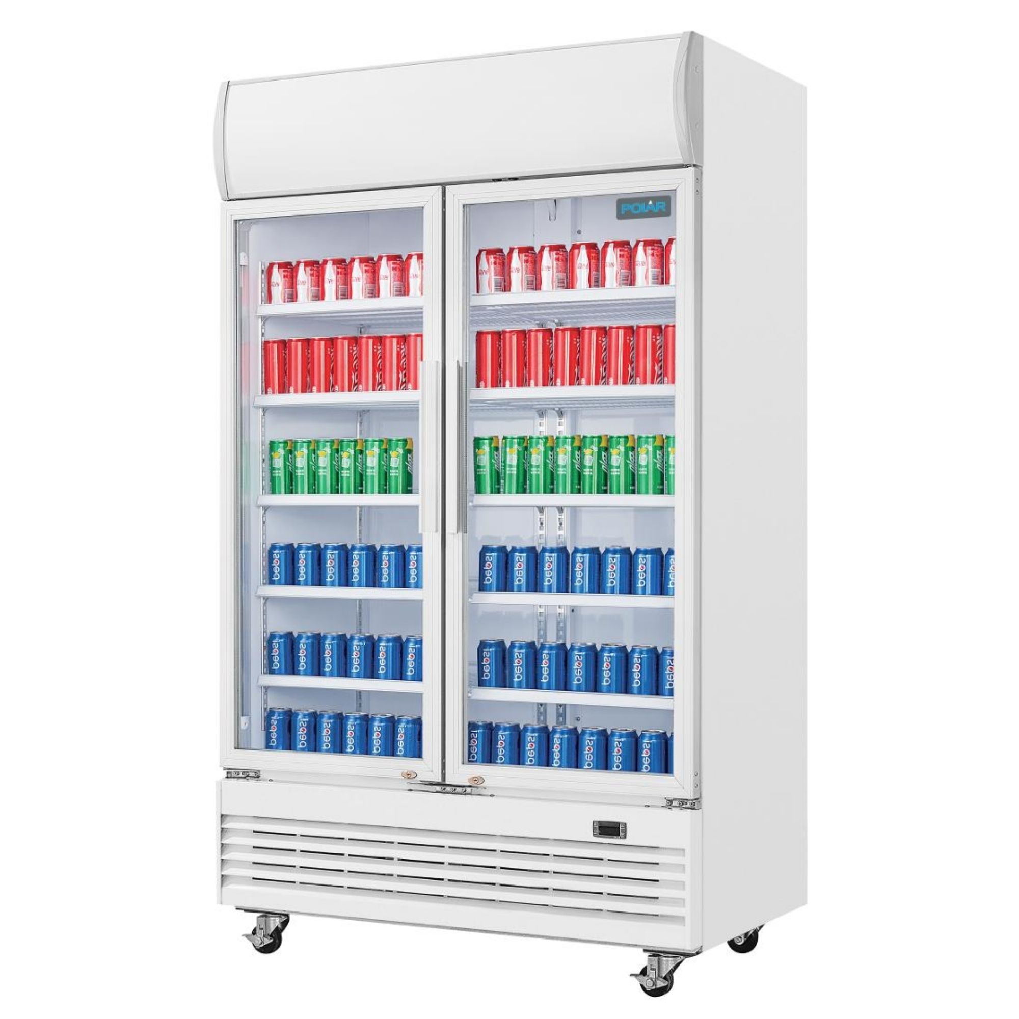 Picture of Polar G-Series Upright Display Cooler with Light Box 950Ltr
