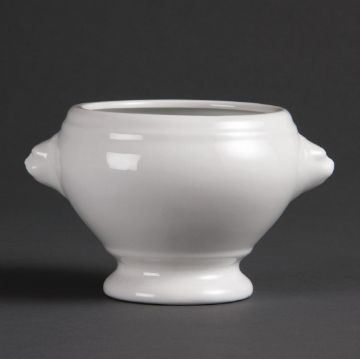 Picture of Olympia Whiteware Lion Head Soup Bowls 475ml 16.5oz (Pack of 6)