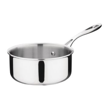 Picture of Vogue Stainless Steel & Aluminium Tri-Wall Saucepan 16cm