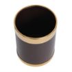 Picture of Bolero Waste Paper Bin with Gold Rim