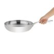 Picture of Vogue Stainless Steel & Aluminium Tri-Wall Frying Pan 28cm