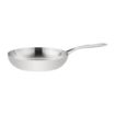 Picture of Vogue Stainless Steel & Aluminium Tri-Wall Frying Pan 24cm