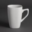 Picture of Olympia Whiteware Rounded Square Mugs 284ml 10oz (Pack of 12)