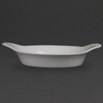Picture of Olympia Whiteware Round Eared Dishes 220mm (Pack of 6)