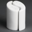 Picture of Olympia Whiteware Yin Yang Salt and Pepper Sets 95mm (Pack of 12)