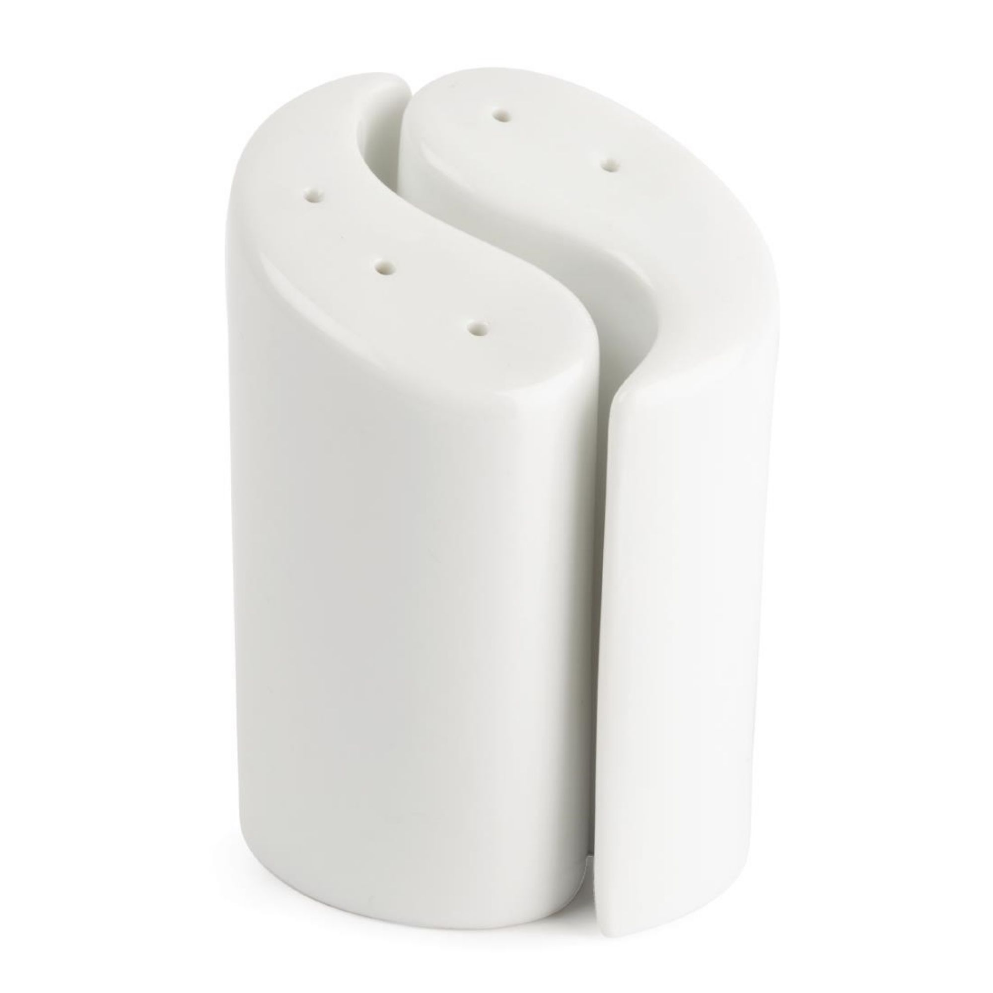 Picture of Olympia Whiteware Yin Yang Salt and Pepper Sets 95mm (Pack of 12)