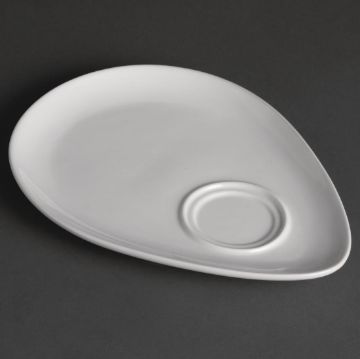Picture of Olympia Whiteware Snack Plates 240mm (Pack of 12)