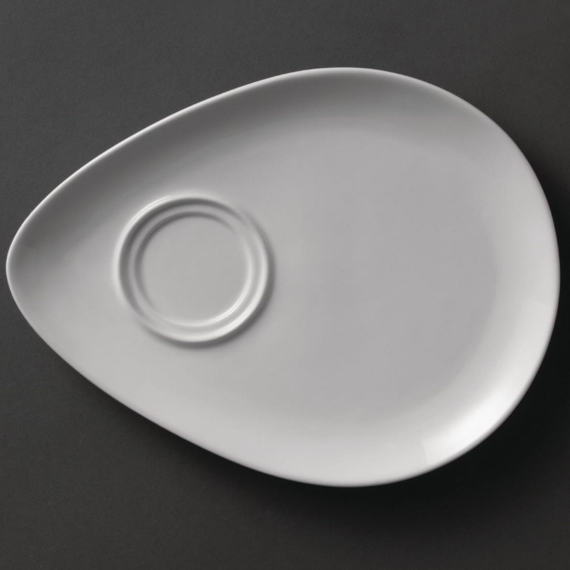 Picture of Olympia Whiteware Snack Plates 240mm (Pack of 12)