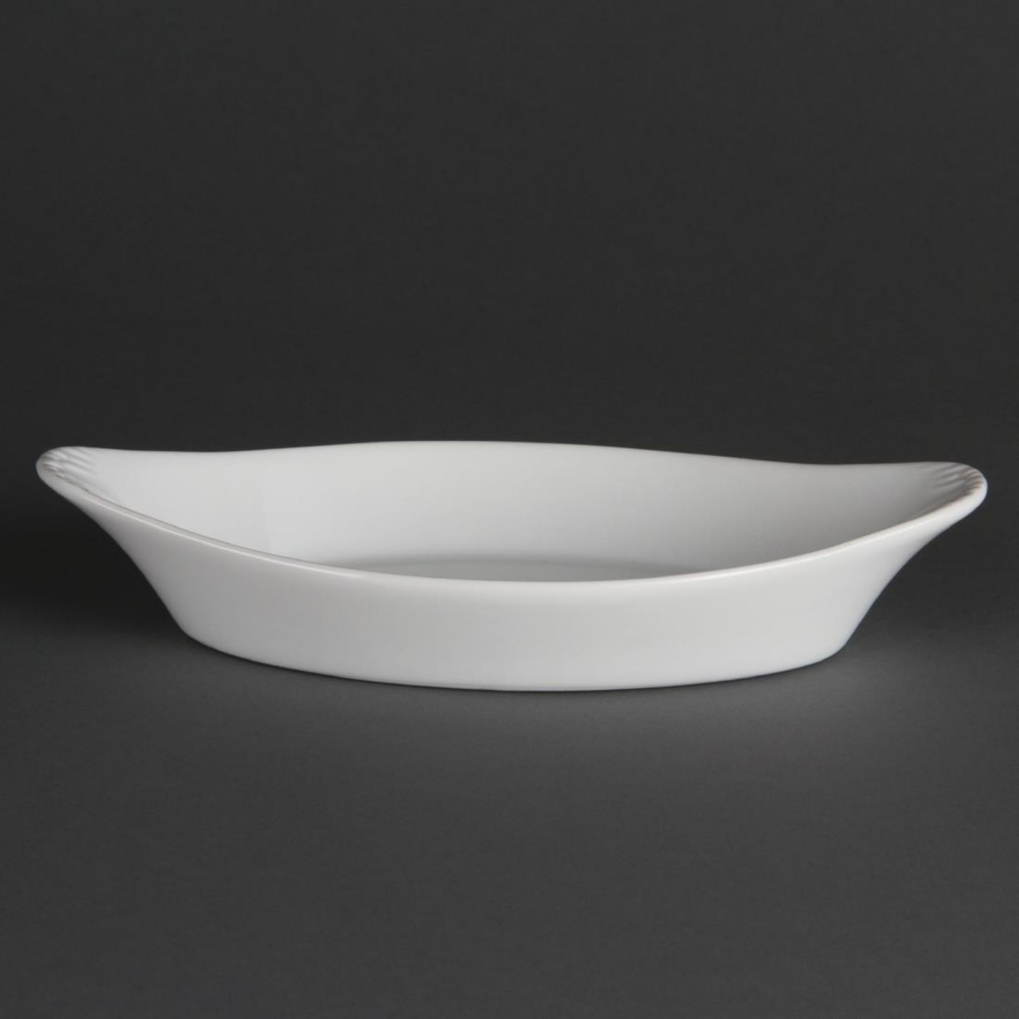 Picture of Olympia Whiteware Oval Eared Dishes 262mm (Pack of 6)