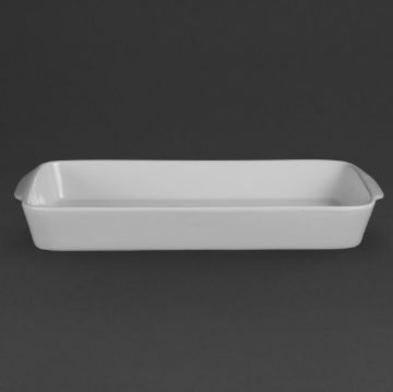 Picture of Olympia Whiteware Rectangular Roasters 395x 219mm (Pack of 6)