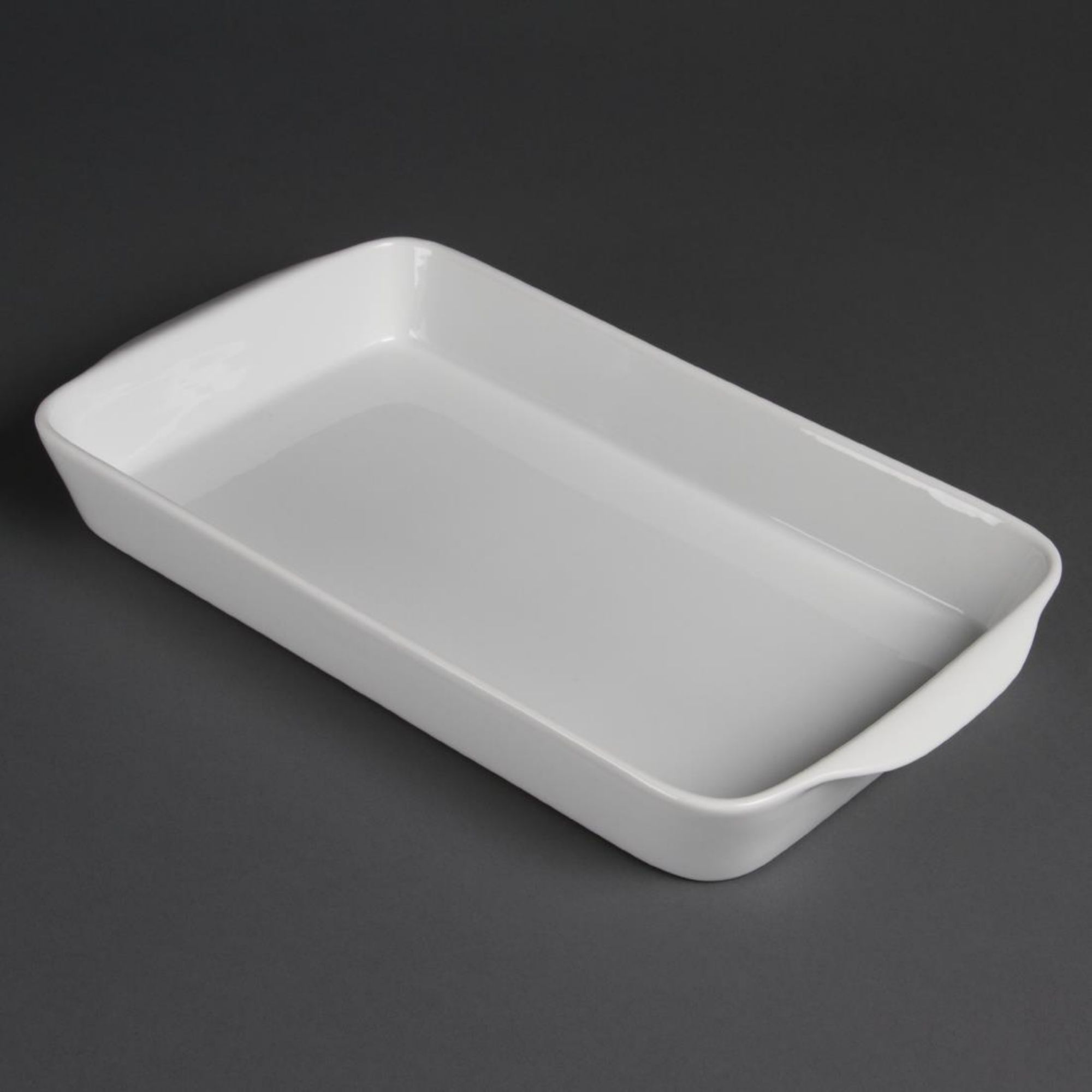 Picture of Olympia Whiteware Rectangular Roasters 395x 219mm (Pack of 6)