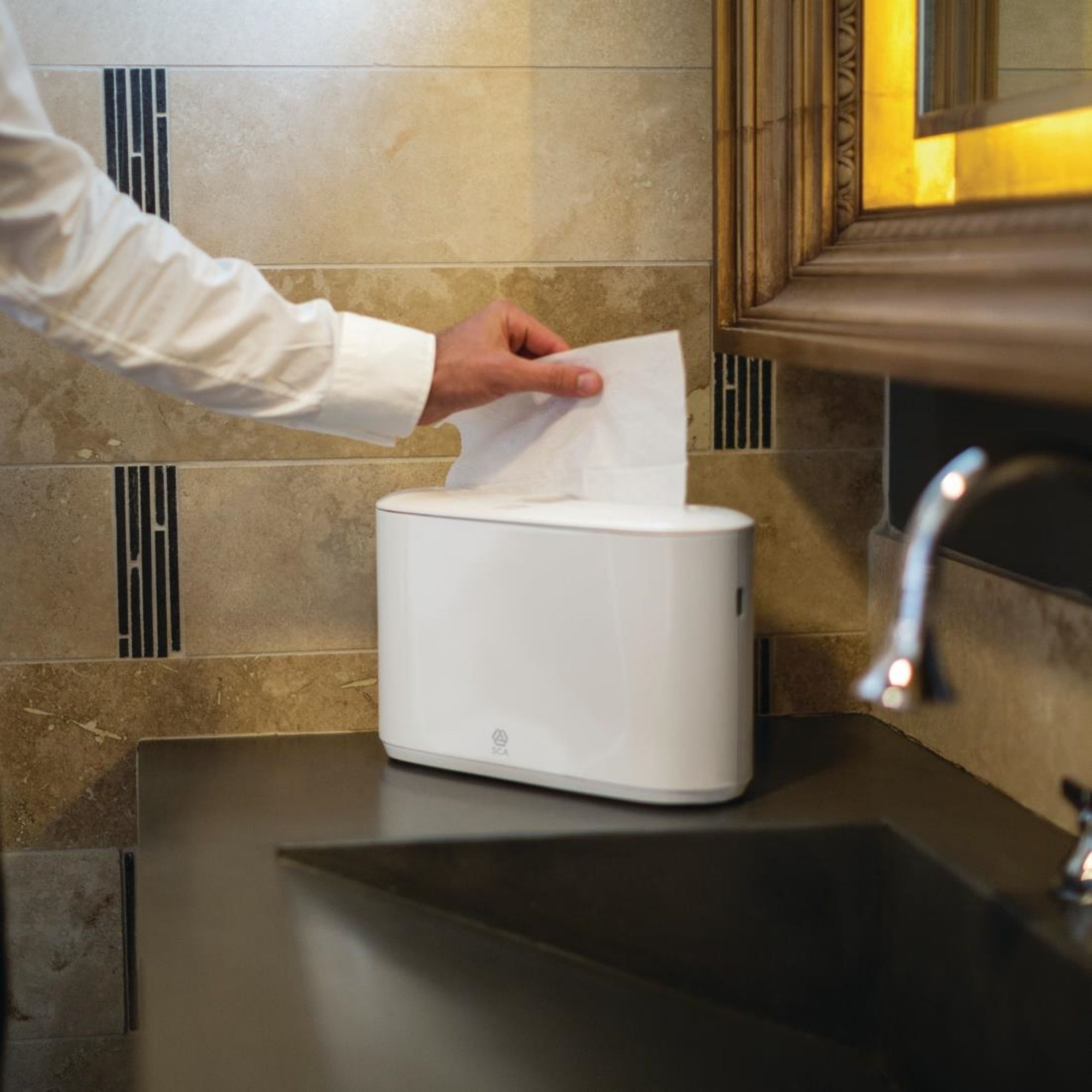 Picture of Tork Z Fold Blue Hand Towels 1Ply 250 Sheets (12 Pack)