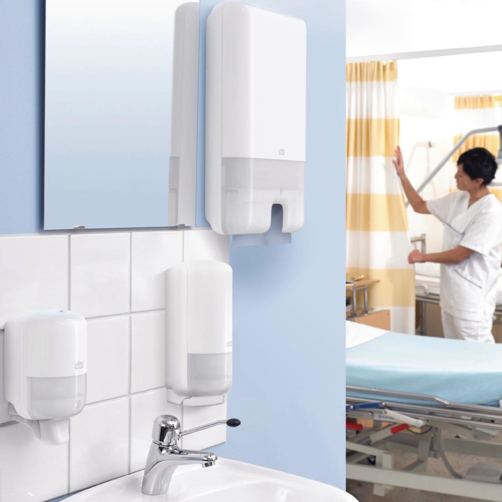 Picture of Tork Z Fold Blue Hand Towels 1Ply 250 Sheets (12 Pack)