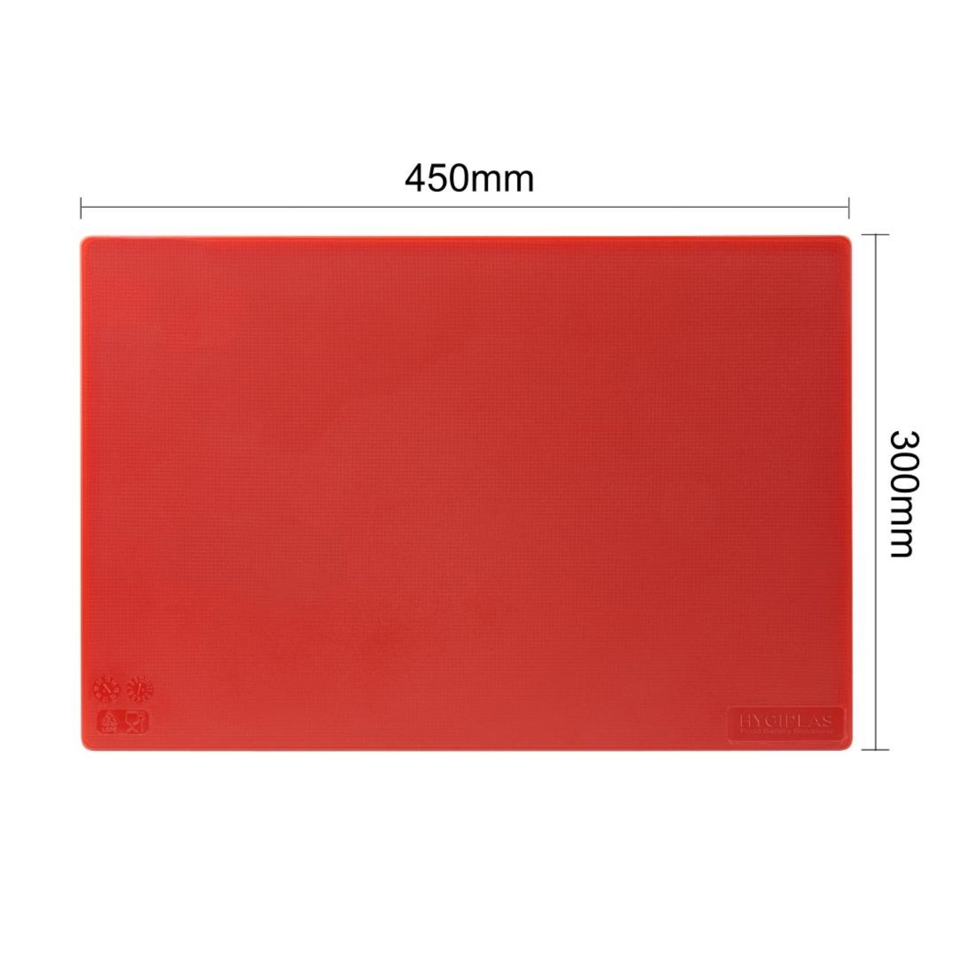 Picture of Hygiplas Low Density Chopping Board Set 450x300x10mm (6 pack)