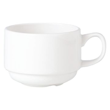 Picture of Steelite Simplicity White Stacking Slimline Cups 200ml (36 Pack)