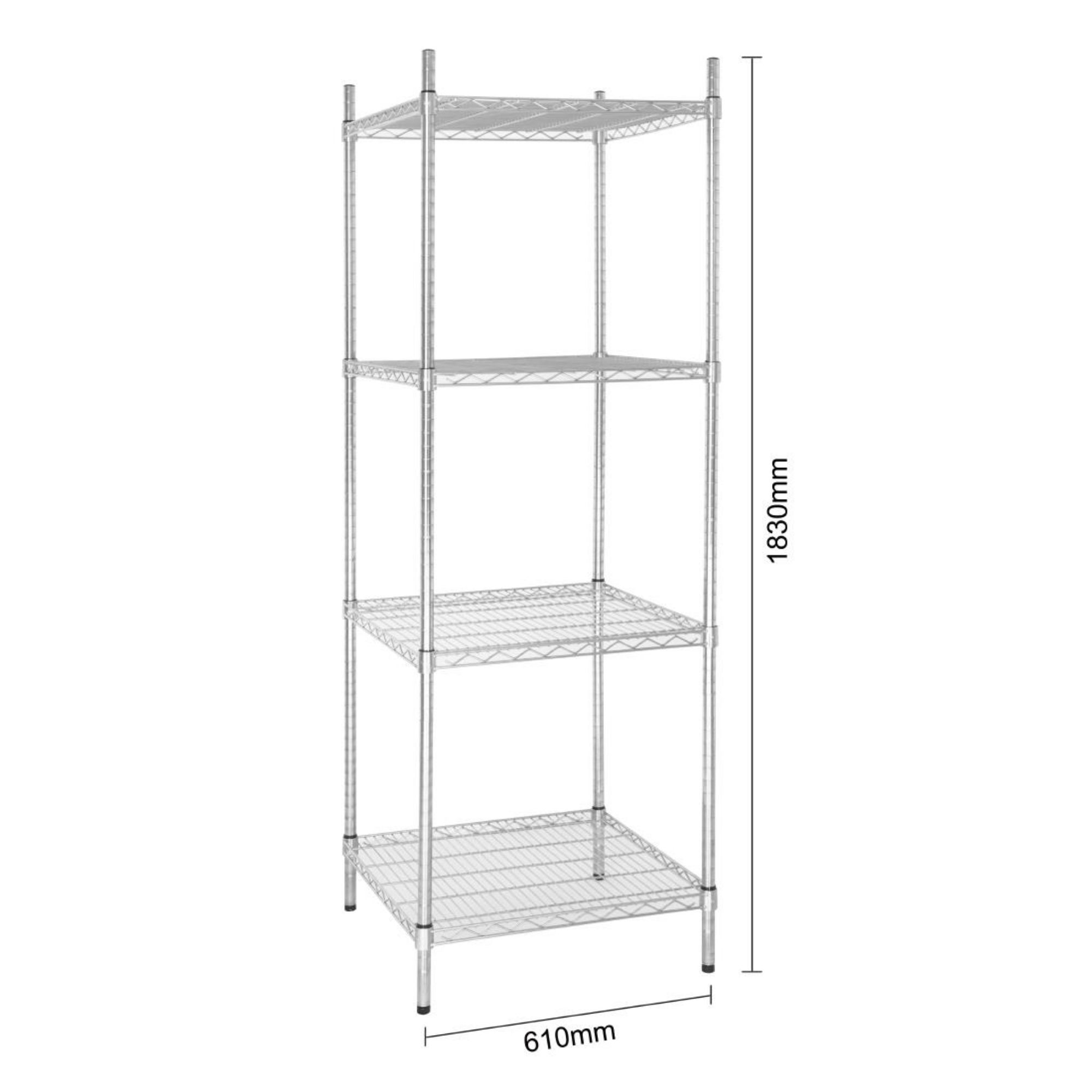 Picture of Vogue 4 Tier Wire Tower Unit 610x610mm